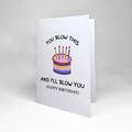 "Blow the Candles" Love Greeting Card