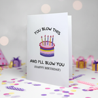 "Blow the Candles" Love Greeting Card