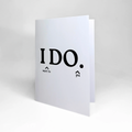 Картичка "I Do."