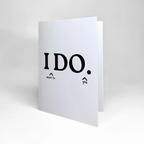Картичка "I Do."