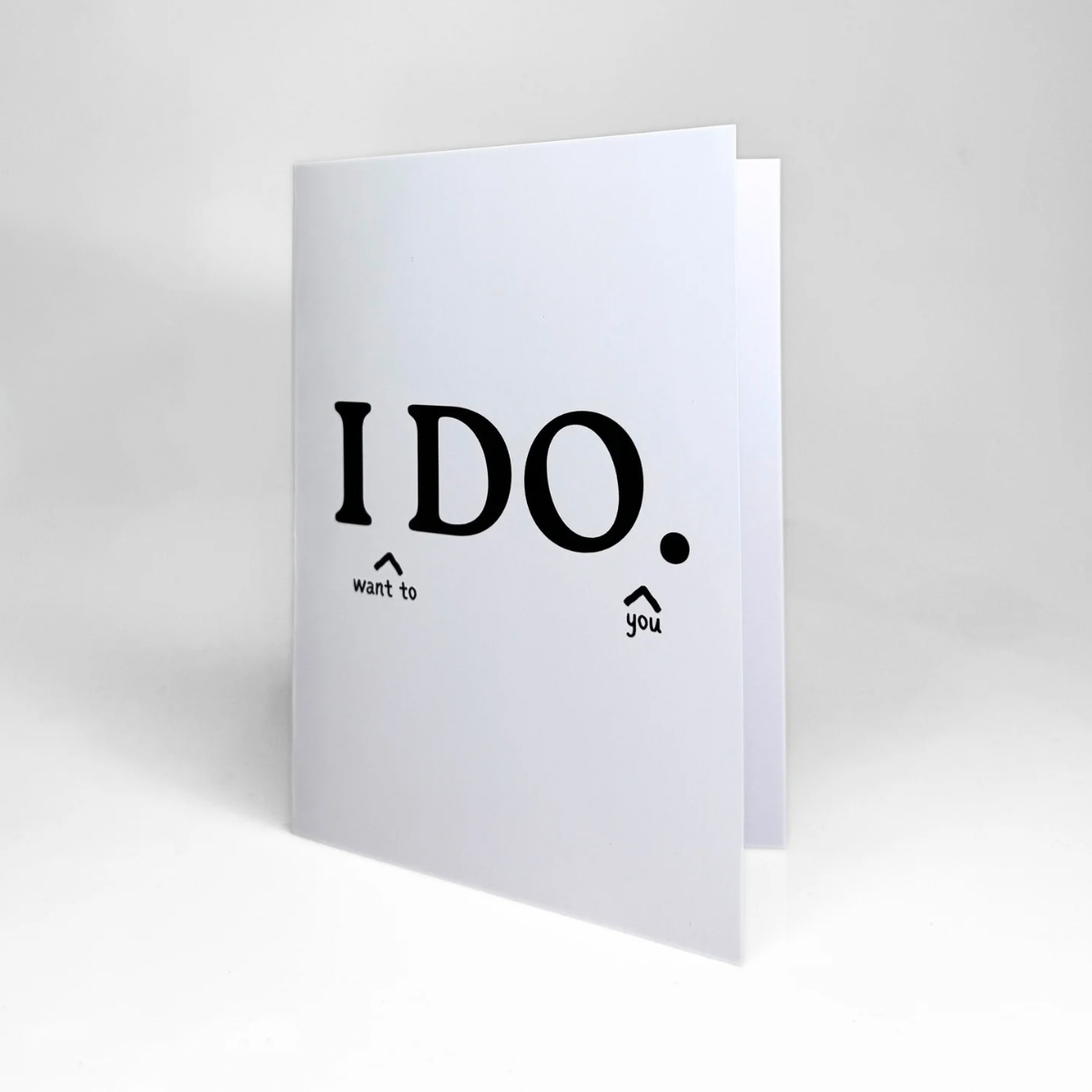 Картичка "I Do."