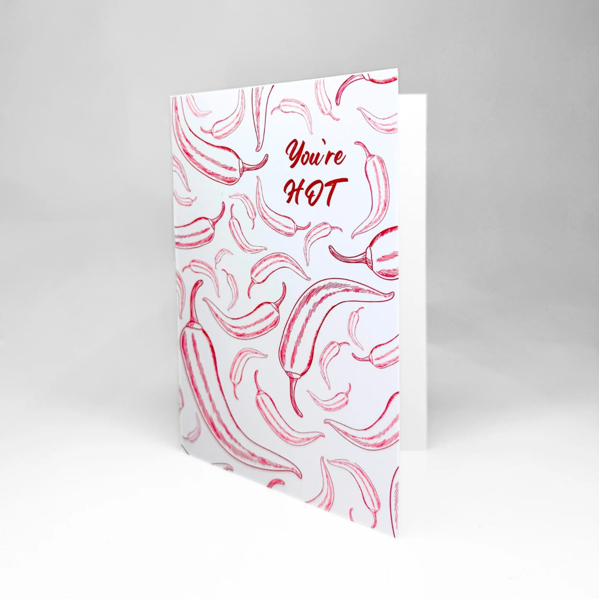 Greeting Love Card "You're Hot"