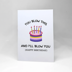 "Blow the Candles" Love Greeting Card