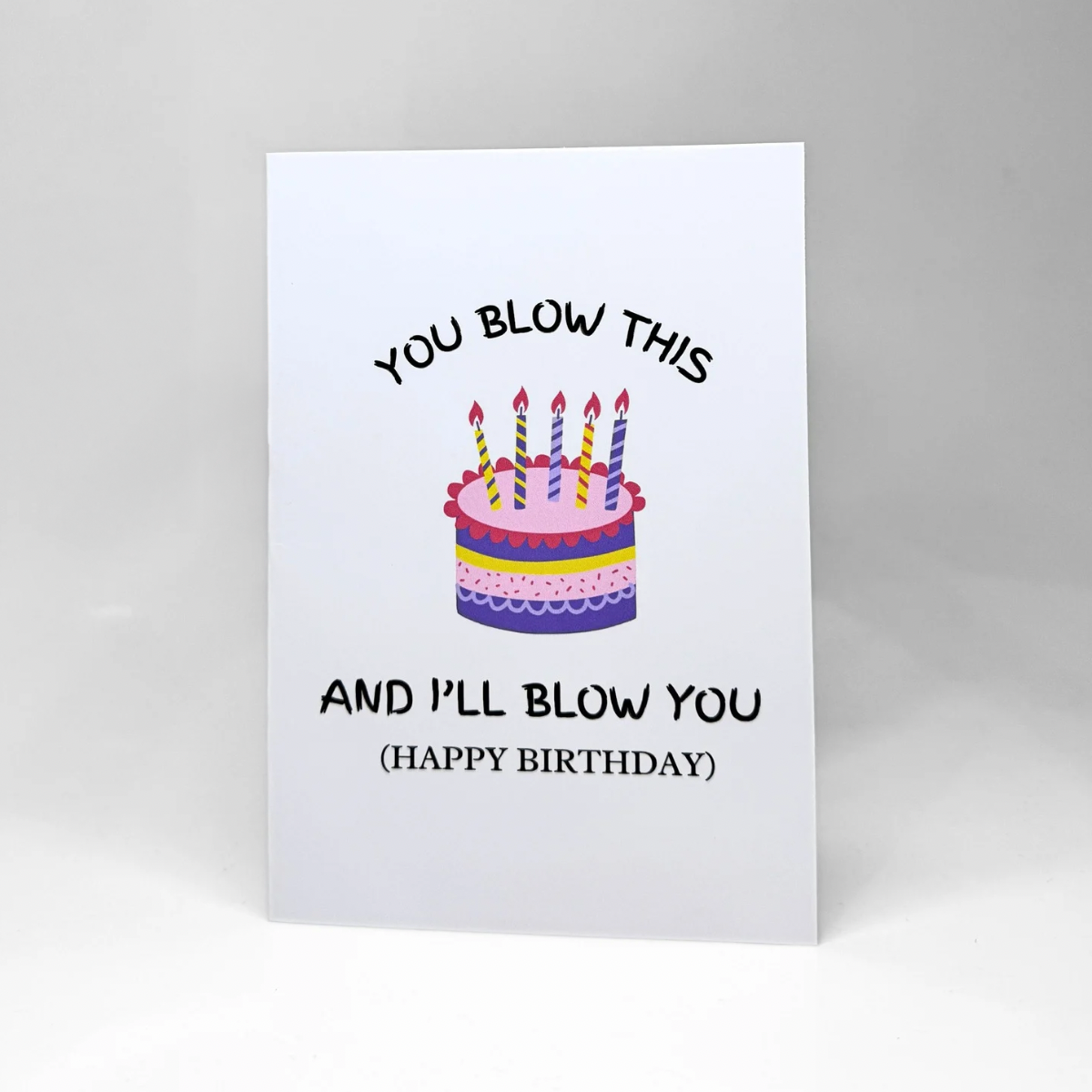 "Blow the Candles" Love Greeting Card
